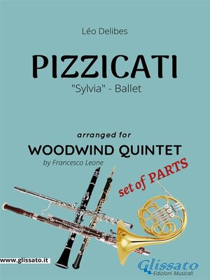 cover image of Pizzicati--Woodwind Quintet set of PARTS